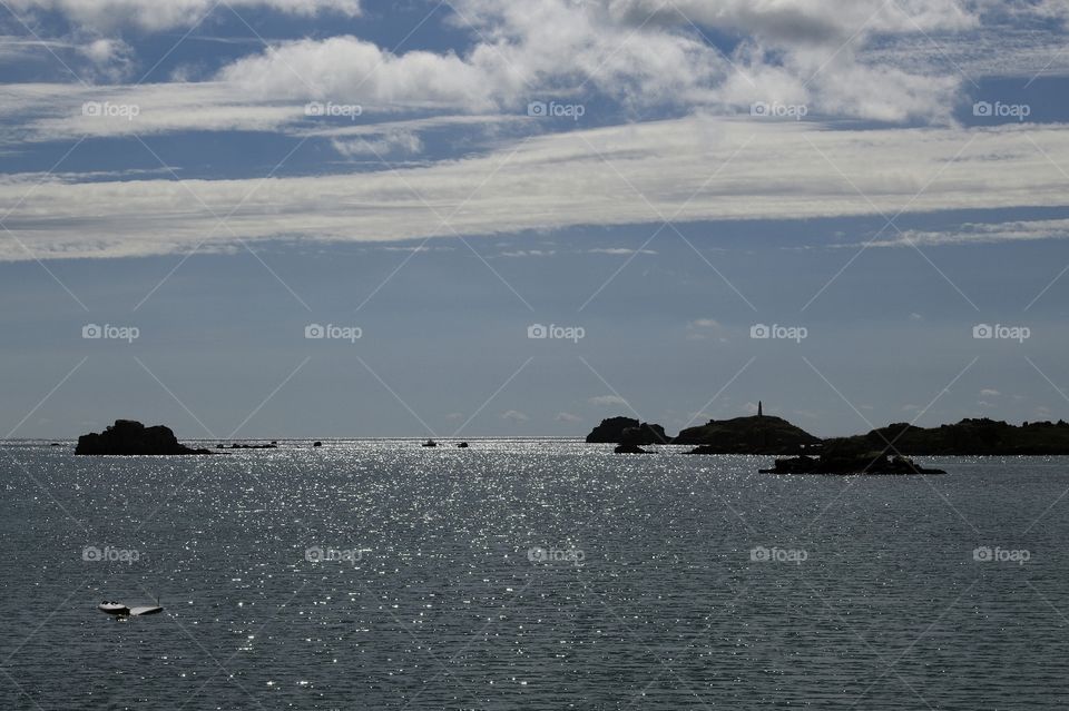 view of the coast of the sea