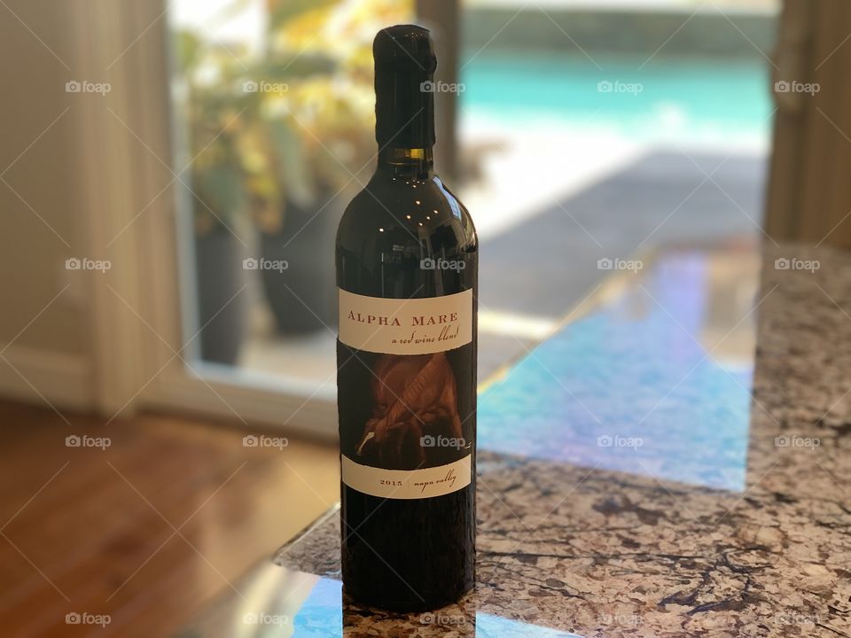 Hubby brought home BDay wine. 