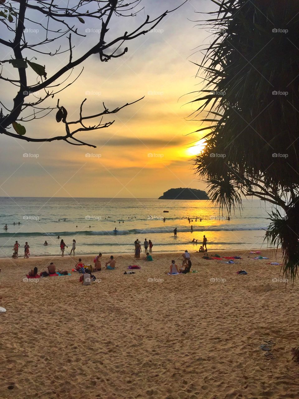 Evening at Phuket Beach 