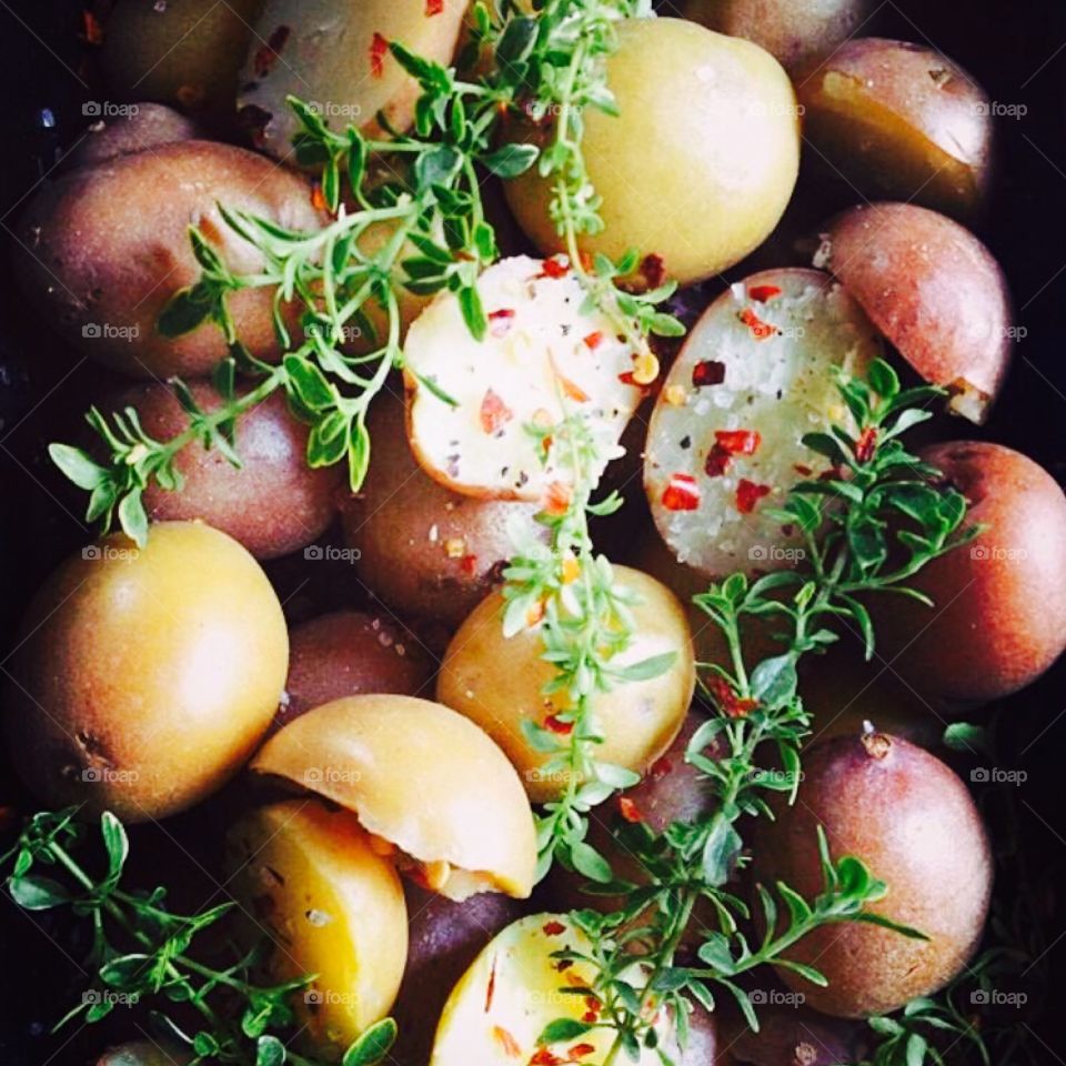 New Potatoes & Thyme