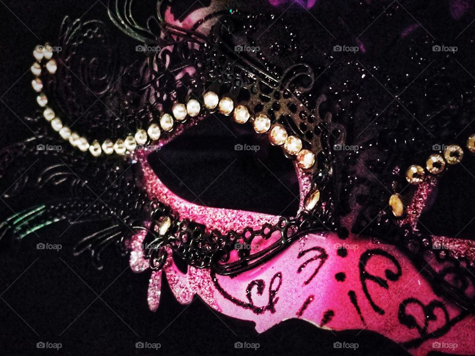 Carnival Mask Close Up