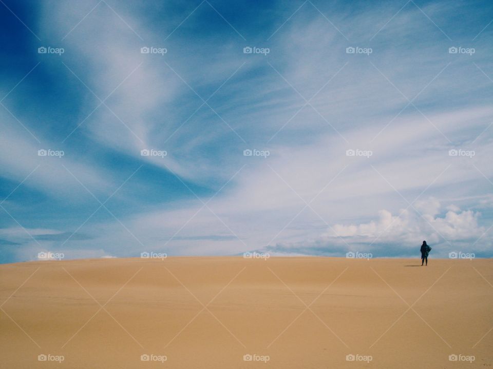 View of desert in Piaui state