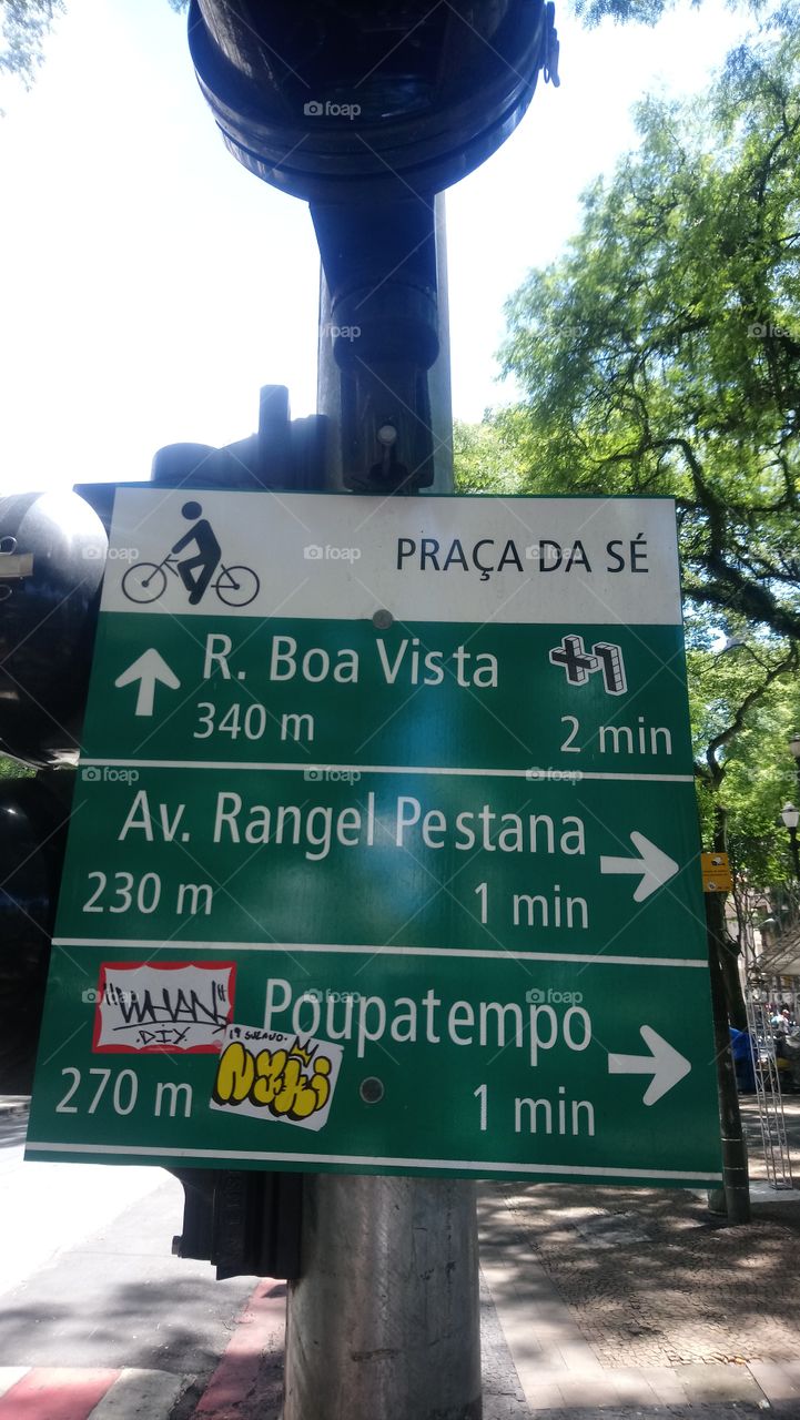 Sign in São Paulo, Brazil