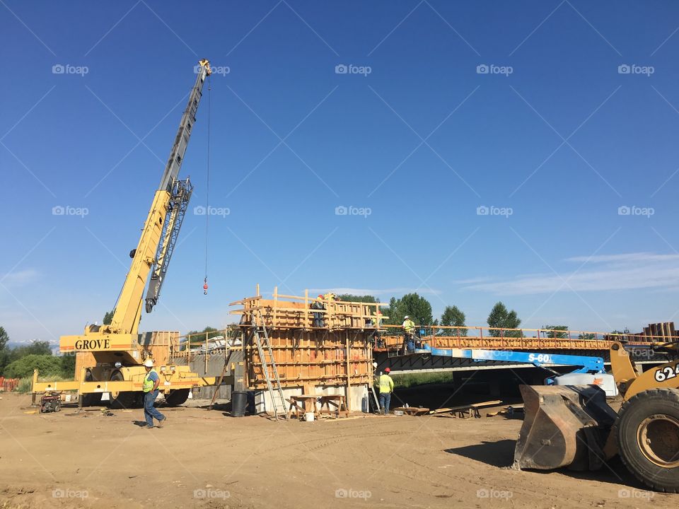 Working on the shoulder.