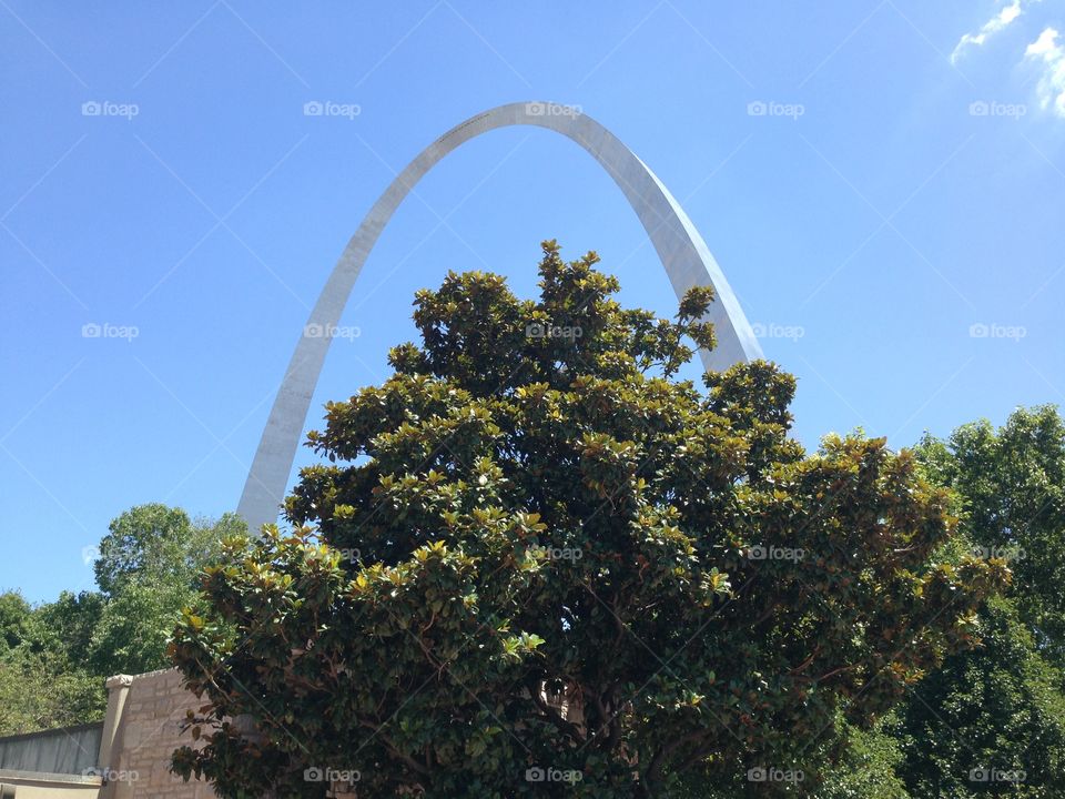 Gateway Arch in St Louis, MO. St Louis, MO Gateway Arch