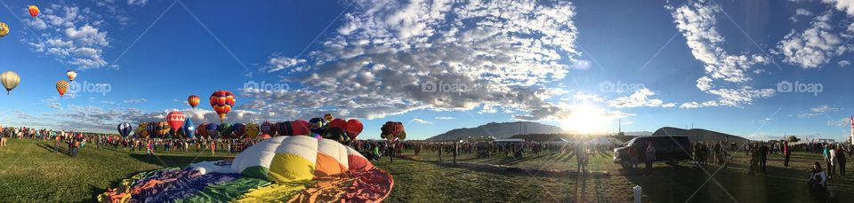 Panoramic Balloon Fiesta