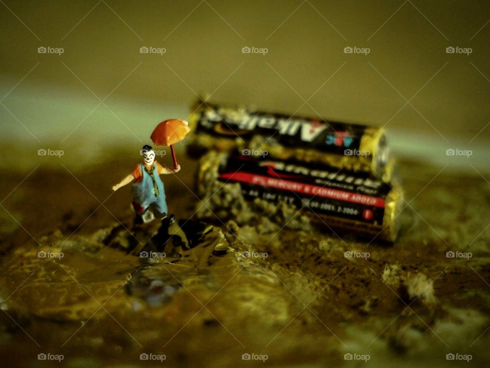 Walk in the wet land