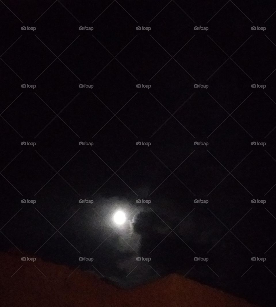 Moon clouds beautiful sight thy Sky