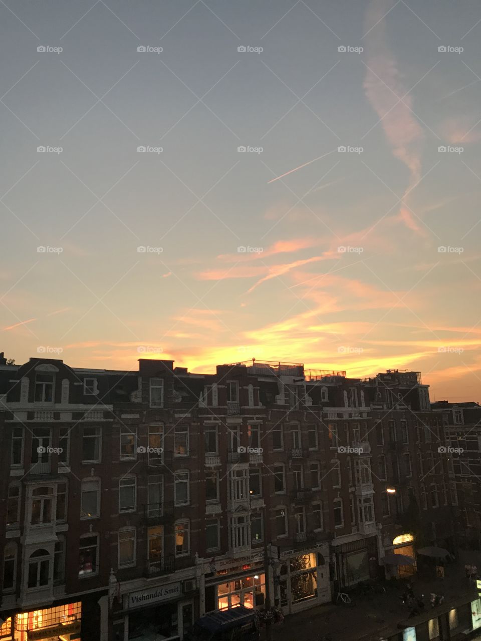 Amsterdam sunset 