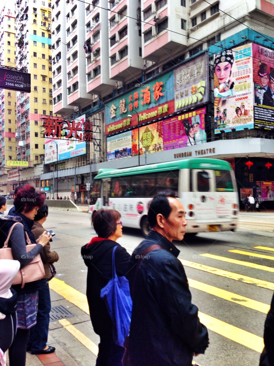 Hong Kong pedestrian crossing