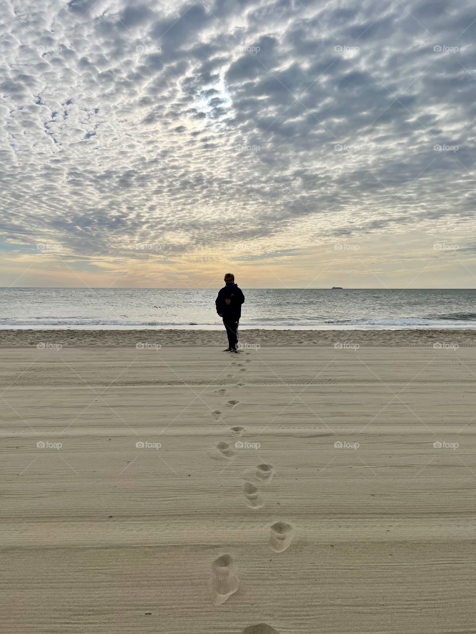 Solitary Beach Steps