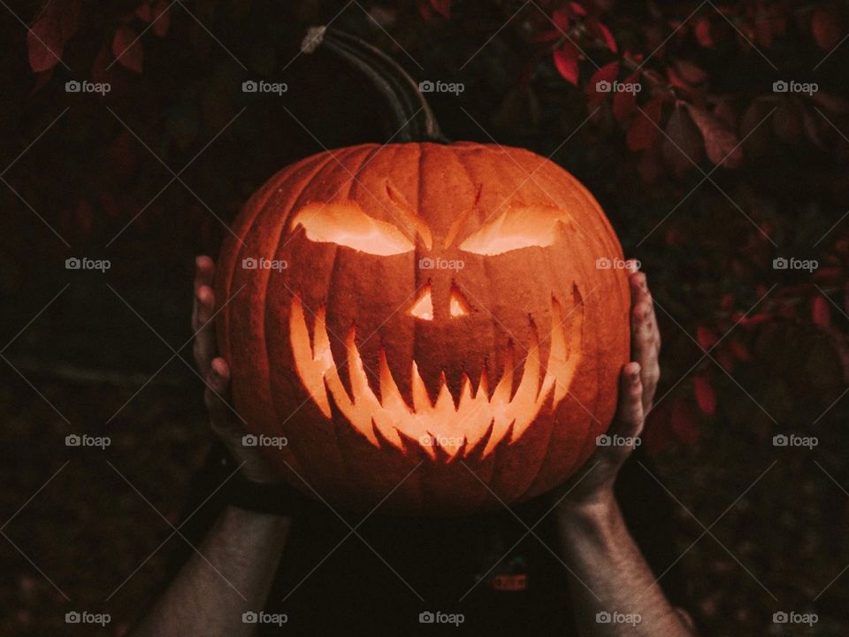 Маска Хеллоуин тыкве