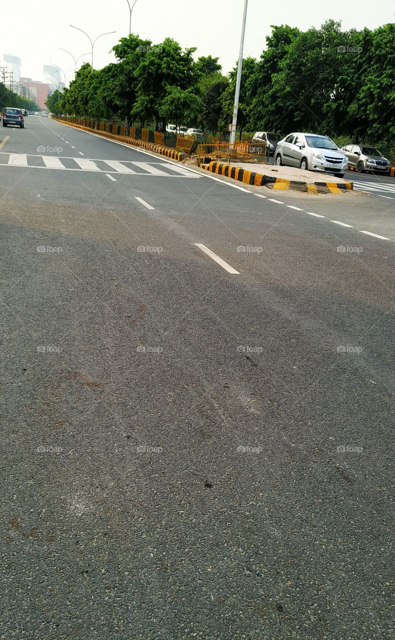 clean city road, Noida,UP