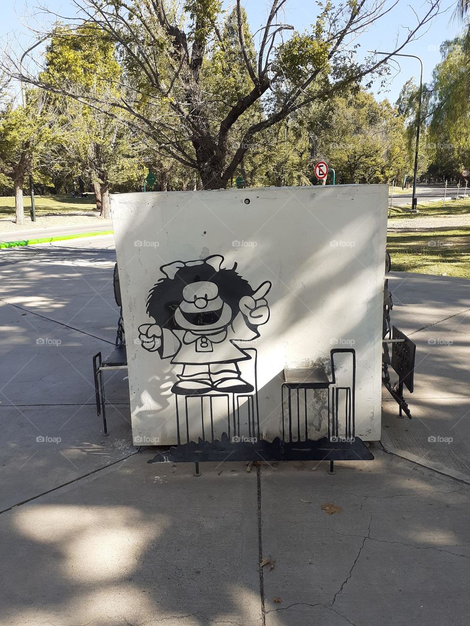 arte callejero. Mafalda. Mendoza