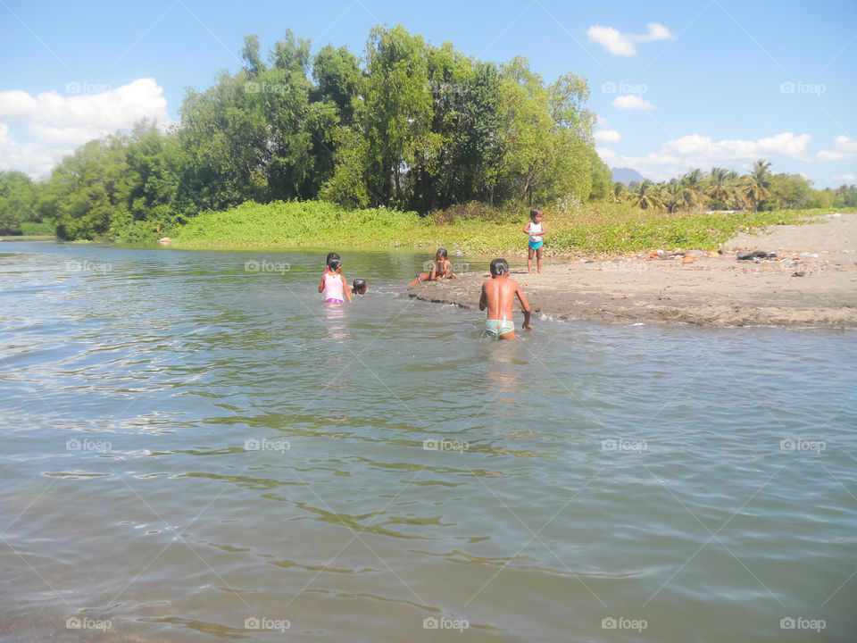 summer in the beach