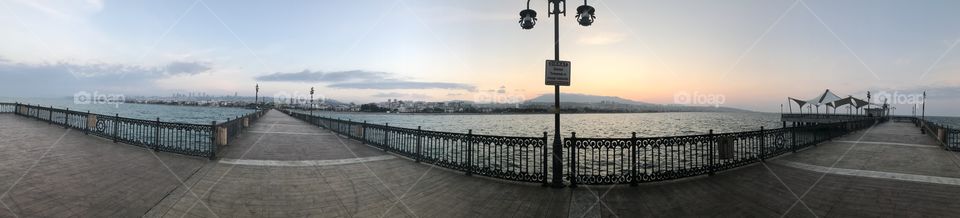 Photo taken by me from the sunset veiw of Atakum .Where I’m standing for taking photo is Amazone coffee shop in Samsun/turkey it’s placed in the end of an about 500 meters long warf .injoy it and come to visit here(black sea beach).