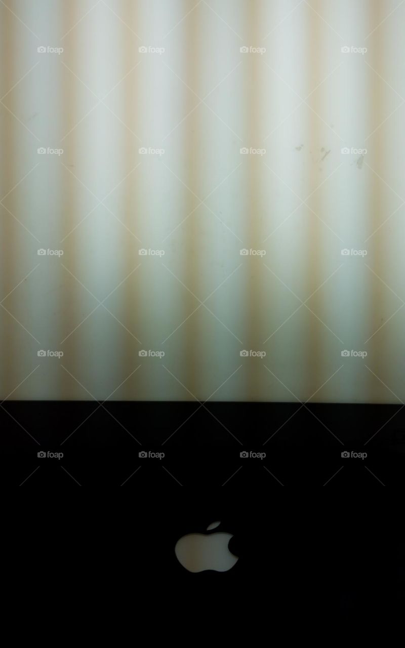 black macbook and light effect