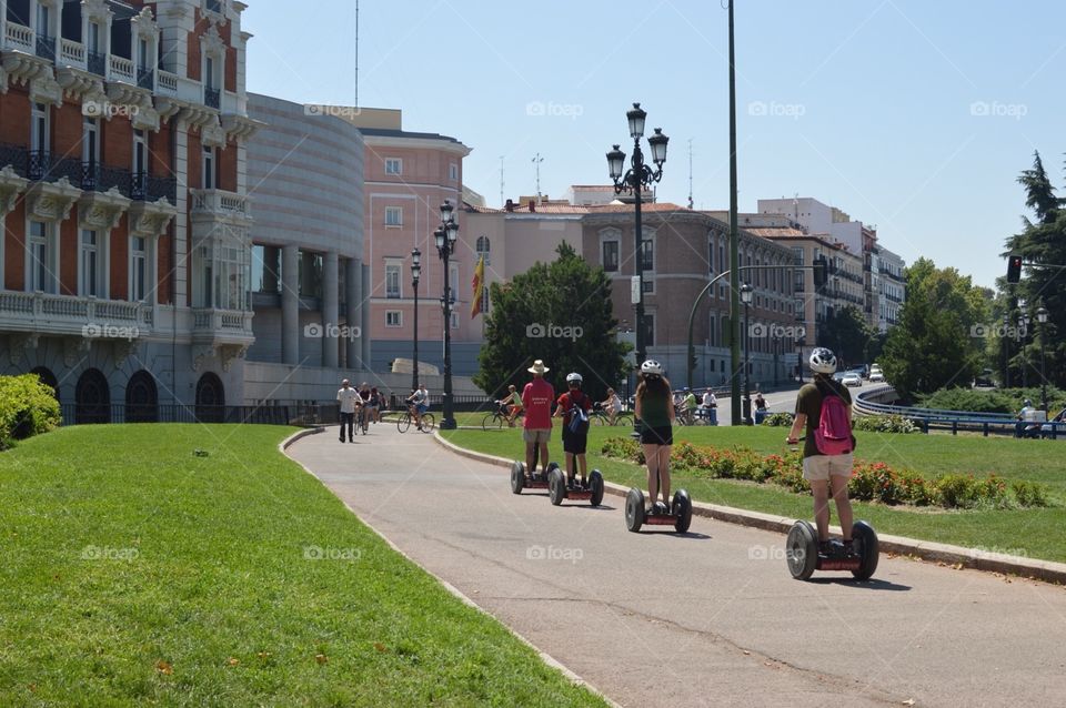 Segway in Madrid
