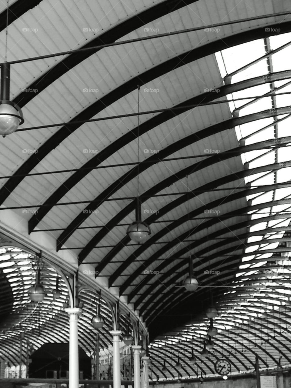 roof newcastle train station geometric by cgmp