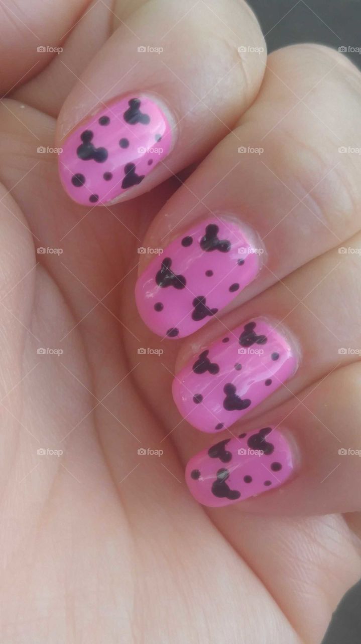 Disney themed nails!