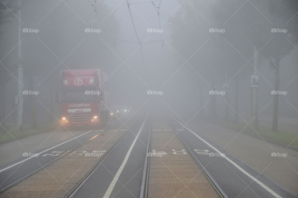 Street With Fog