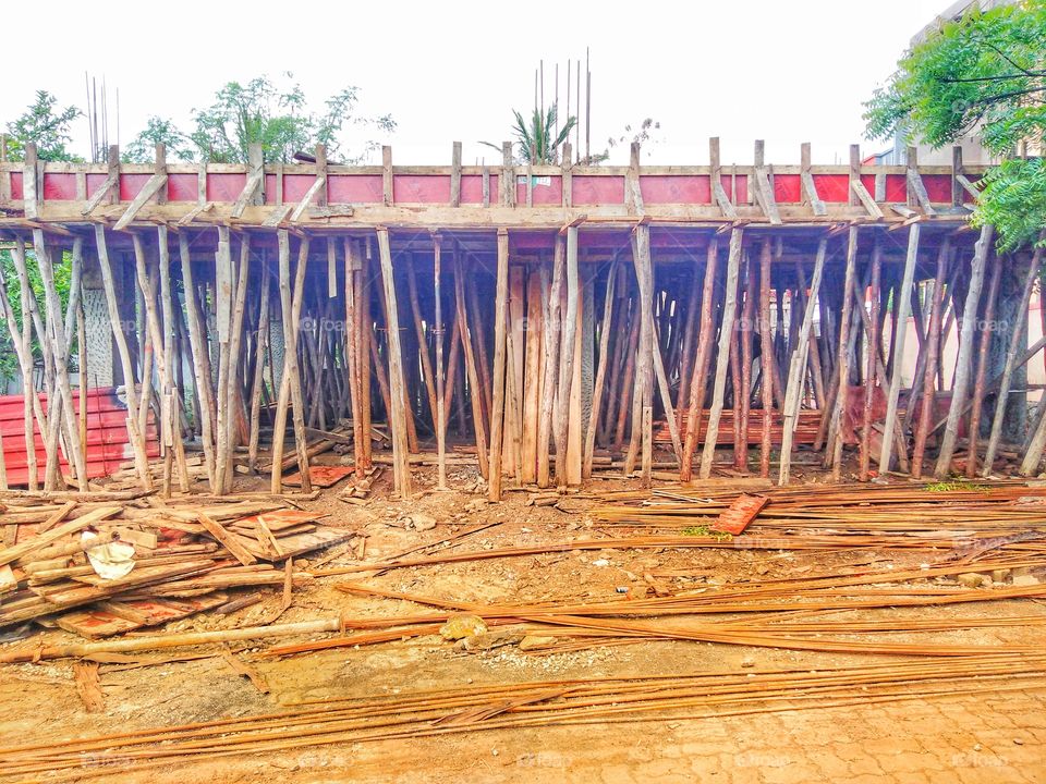 Construction of buildings using treditional babu methods