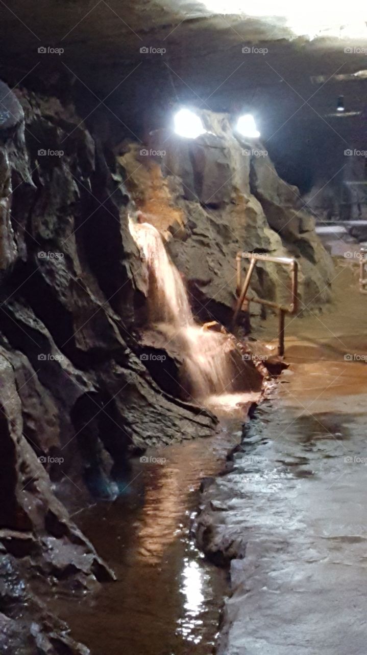 underground  waterfall