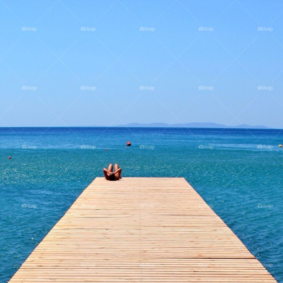 Sunbathing. There is more to life than increasing its speed