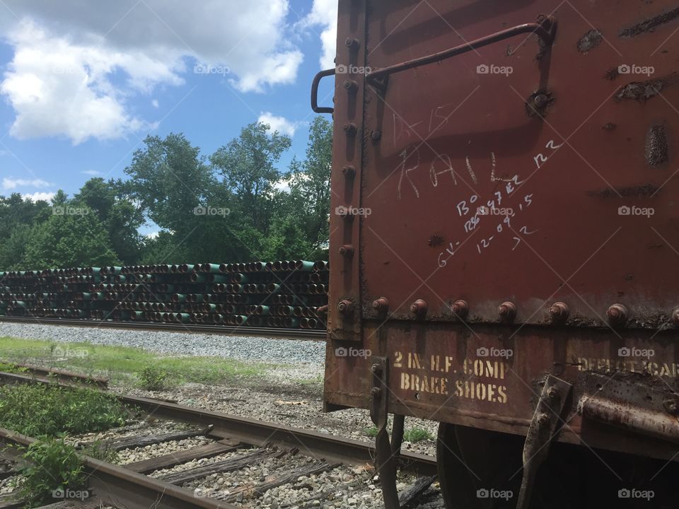 Railway, No Person, Train, Locomotive, Transportation System