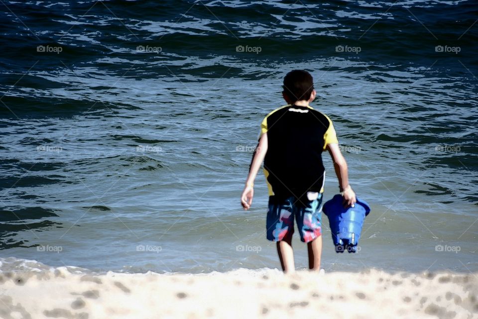 Making a sand castle