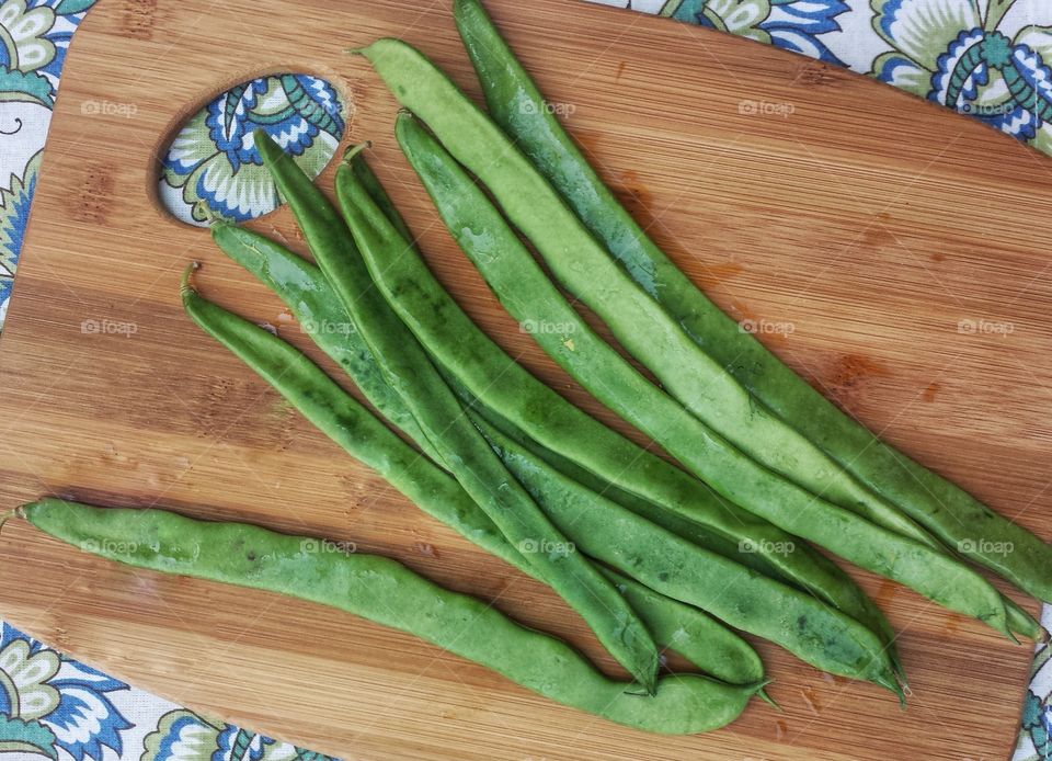 Fresh Romano Green Beans