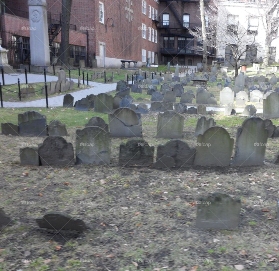 Historic Boston cemetery
