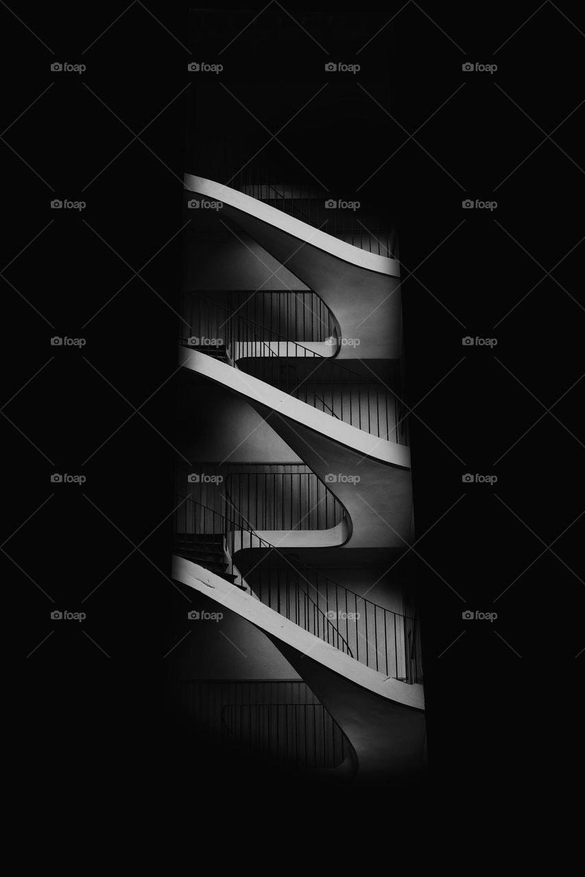 Stairs in the dark