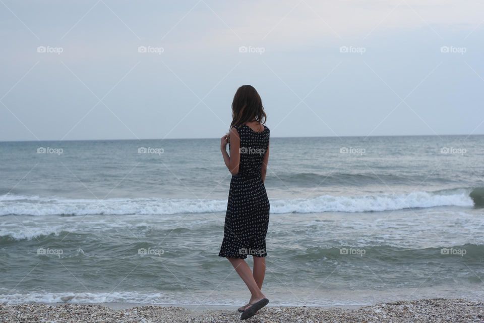 girl on the beach