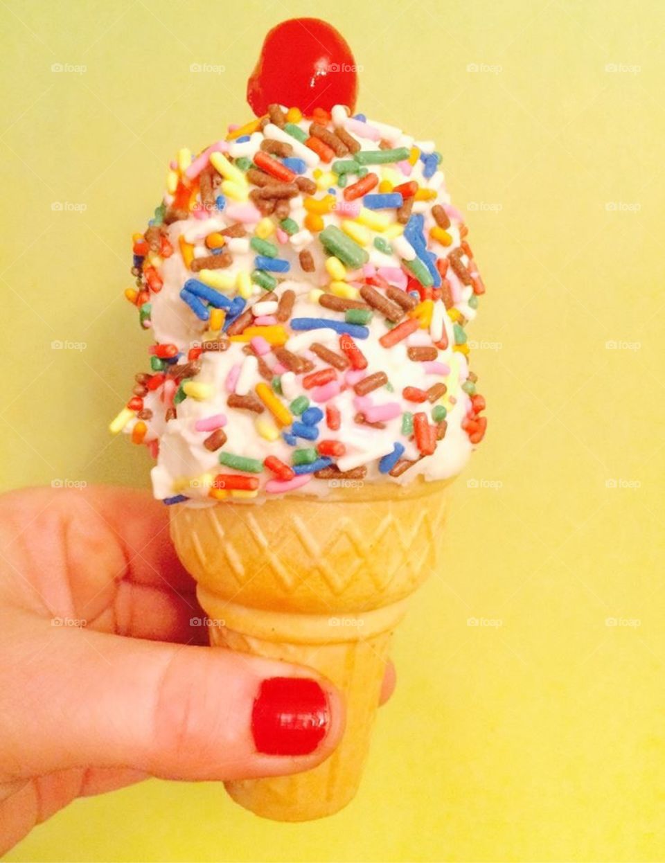 Ice Cream with Sprinkles