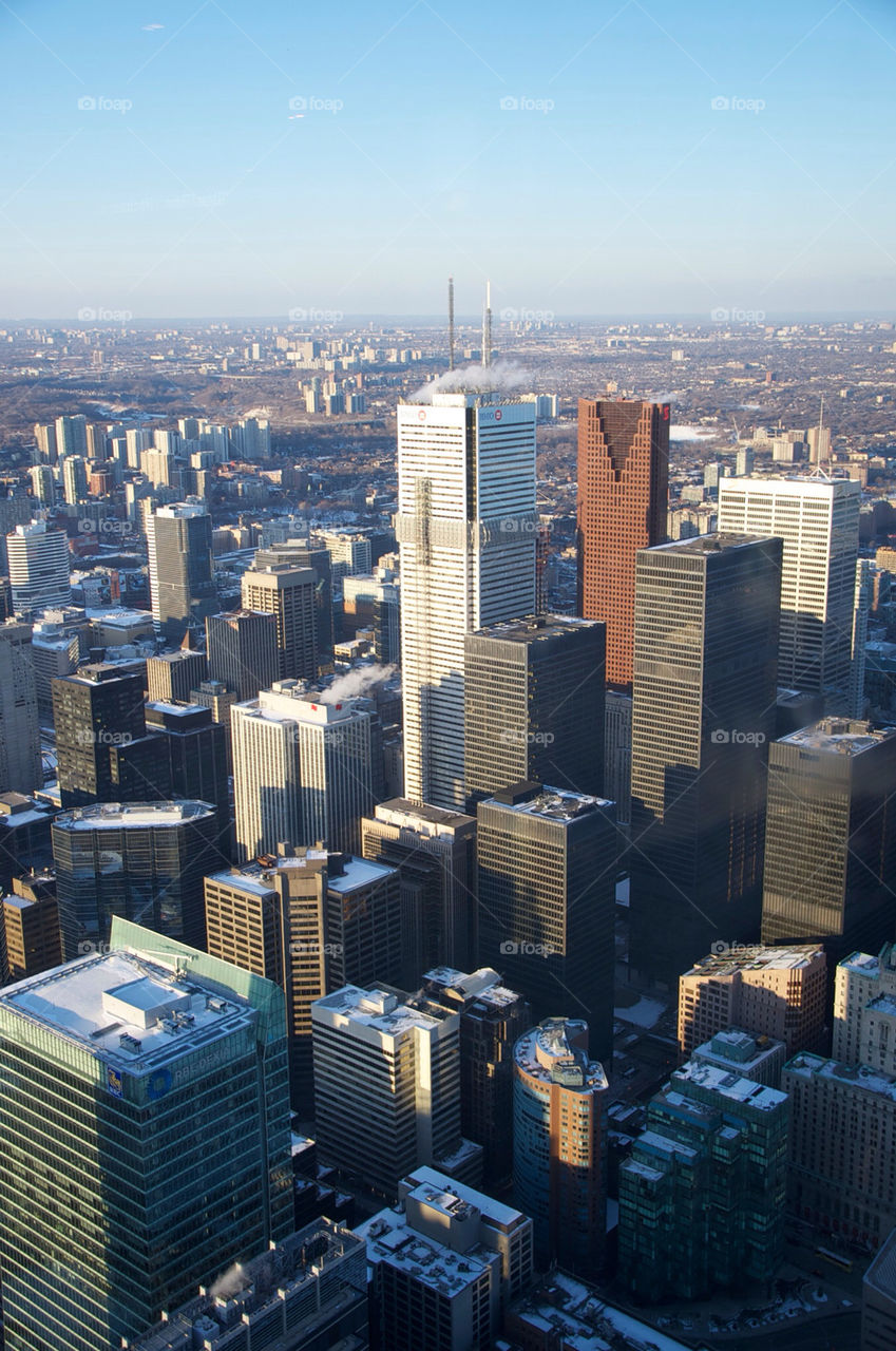 city buildings canada aerial by miguelbriones