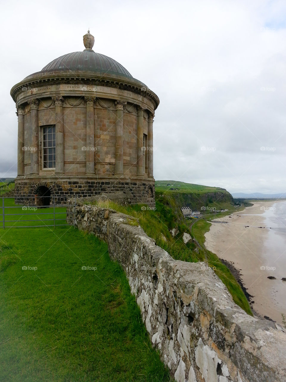 Mussenden Temple on the Cliff