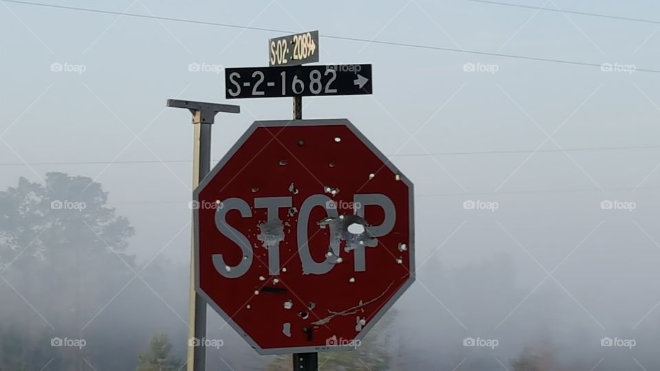 STOP shooting the sign