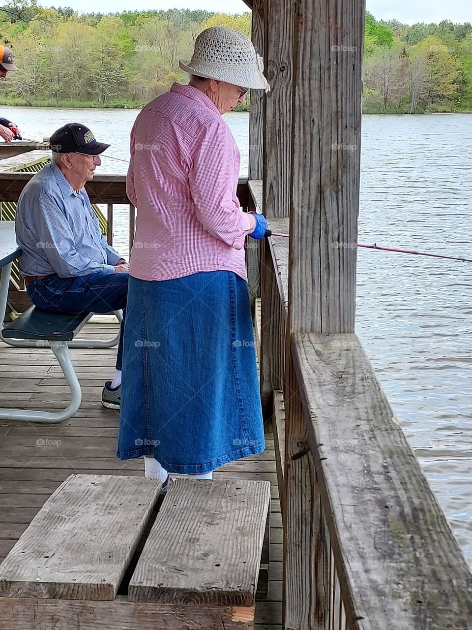 a beautiful day to go just hang out with friends  relax and enjoy and put your hook in the water.