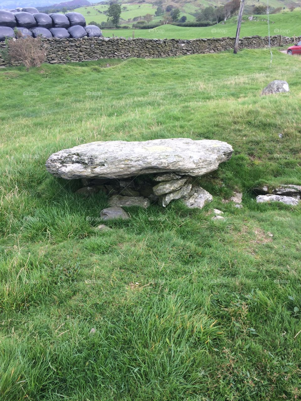 Taliesins grave, Wales. 