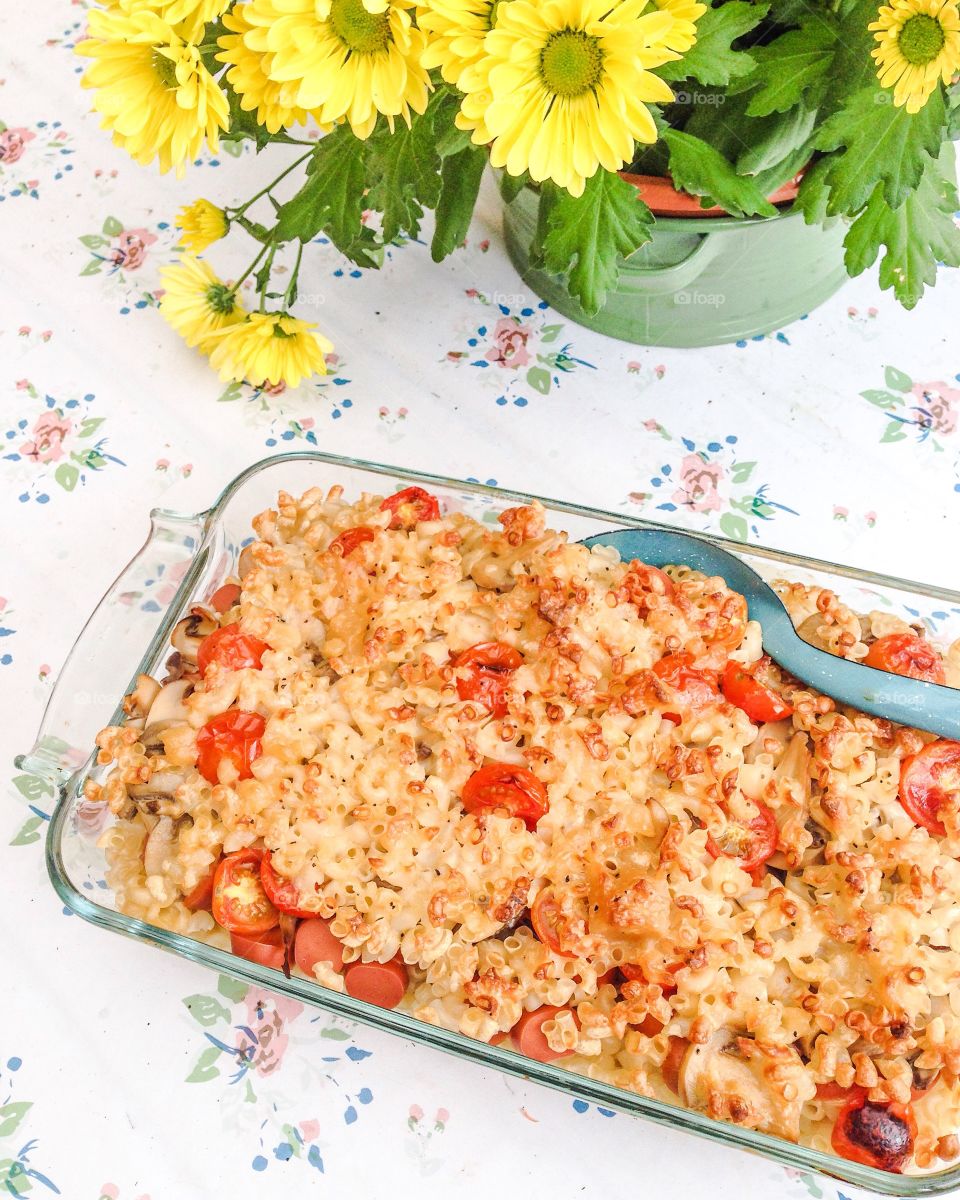 plantbased macaroni gratin