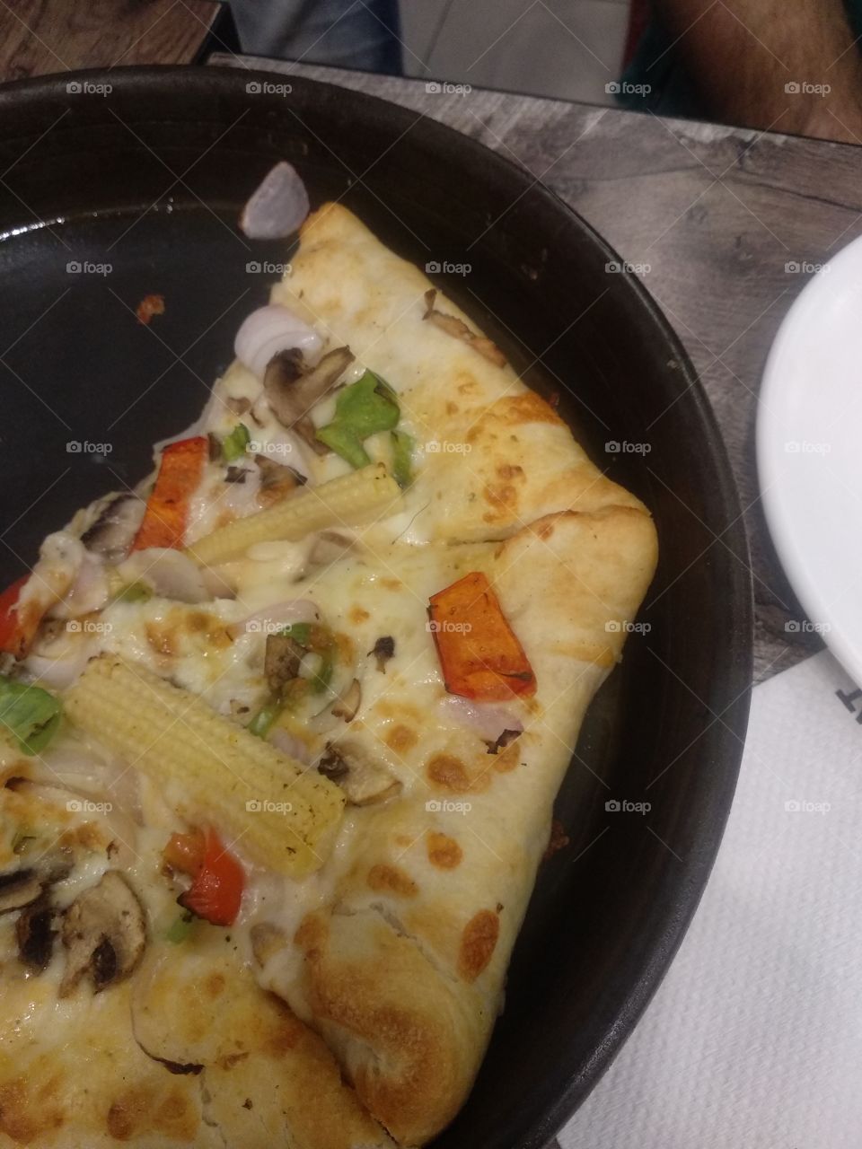 Indian Pizza..veggies for health.Best meal to start with...