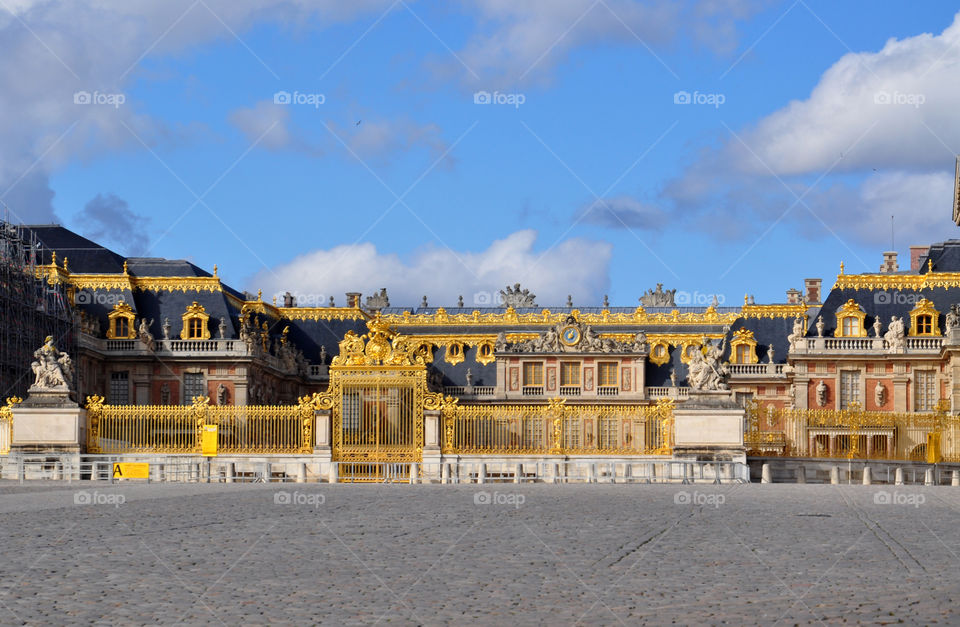 Versailles view - palace 