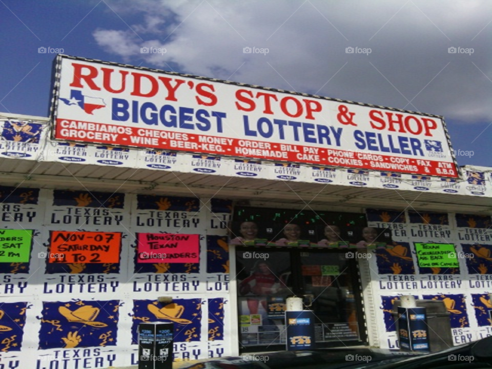 Rudy's Stop & Shop Biggest Lottery Seller in Rosenberg TX ~ Texas Lottery Winning Tickets Sold here!