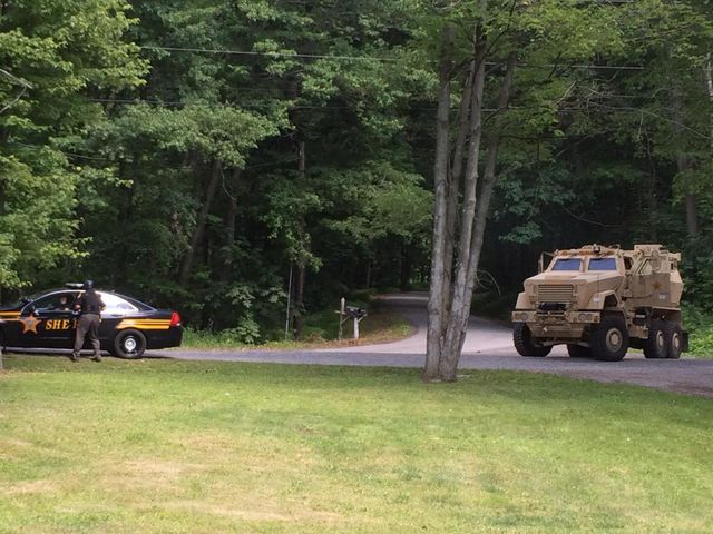 APV. on the way to a drug raid