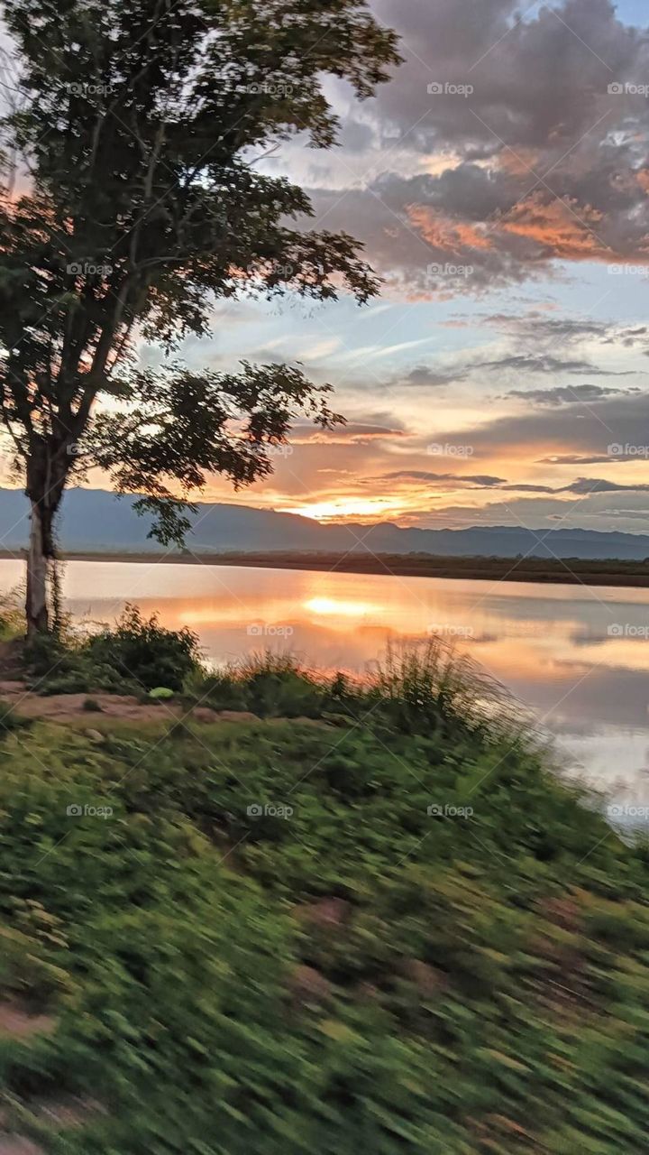 Natural scenery in different places