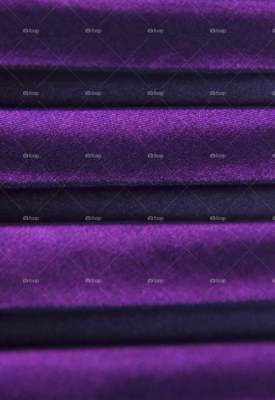 Close up of purple fabric