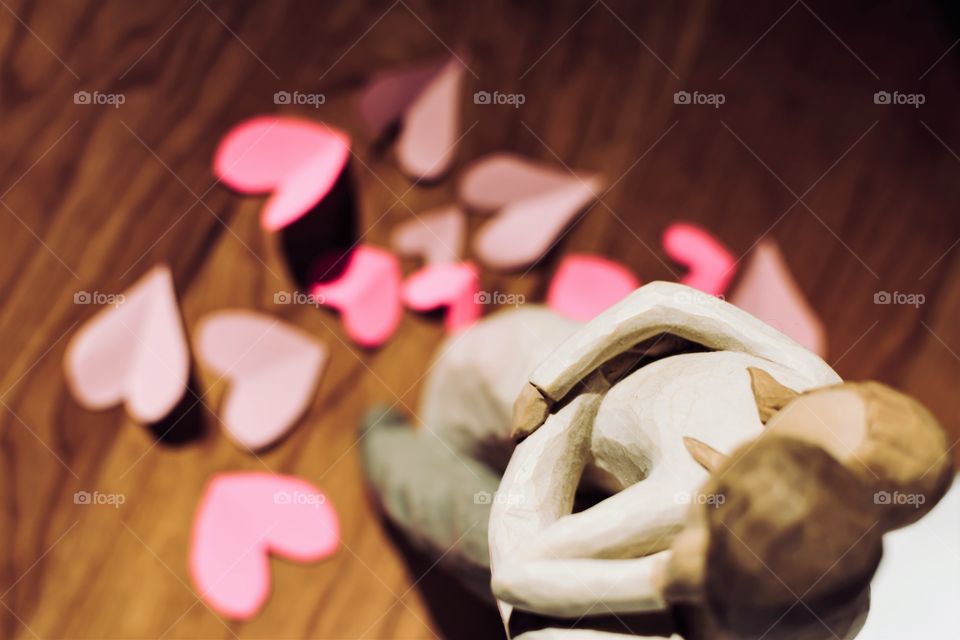 Together figurine with hearts 💕