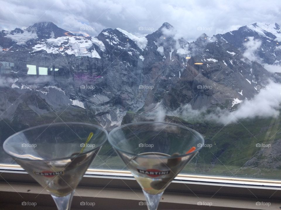 James Bond 007 mountain view restaurant cocktails