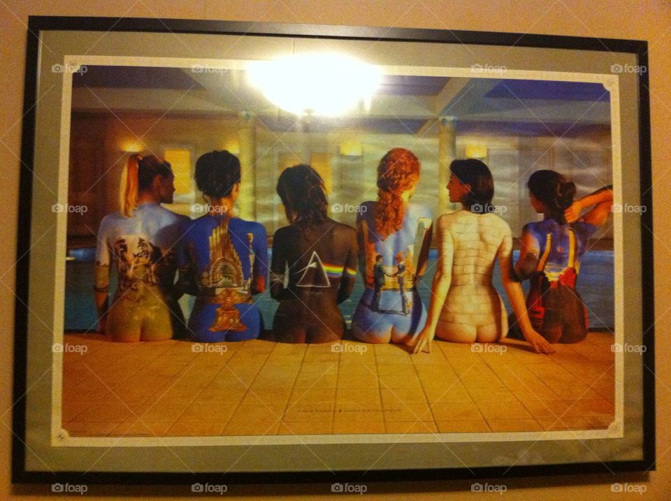 Pink Floyd in a frame